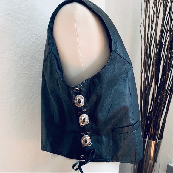 Jackets & Blazers - Vintage Biker Vest | Genuine Leather